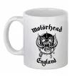 Чашка керамічна Motorhead England Білий фото