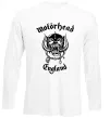 Лонгслів Motorhead England Білий фото