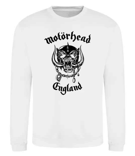 Свитшот Motorhead England Белый фото