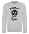 Свитшот Motorhead England Серый меланж фото