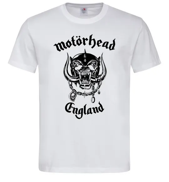 Мужская футболка Motorhead England Белый фото