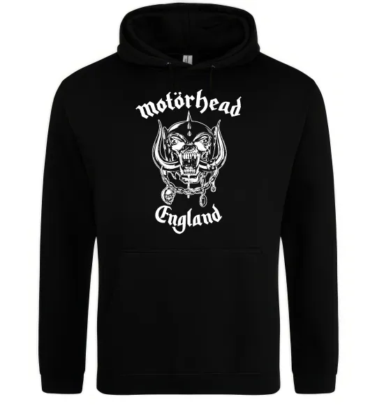 Женская толстовка (худи) Motorhead England Черный фото