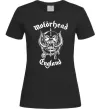 Жіноча футболка Motorhead England Чорний фото