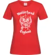 Жіноча футболка Motorhead England Червоний фото