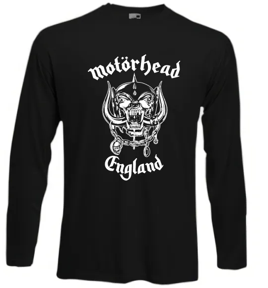 Лонгслів Motorhead England Чорний фото