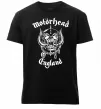 Чоловіча преміум футболка Motorhead England Чорний фото