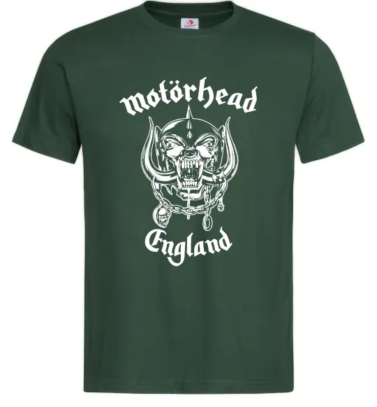 Мужская футболка Motorhead England Темно-зеленый фото