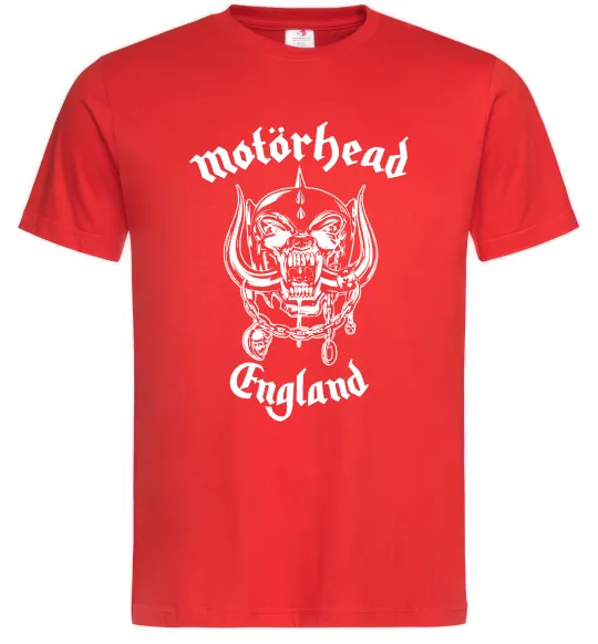 Мужская футболка Motorhead England Красный фото