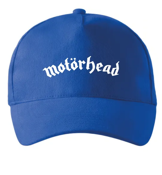 Кепка Motorhead logo Ярко-синий фото
