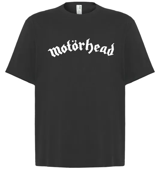 Футболка Оверсайз Motorhead logo Чорний фото