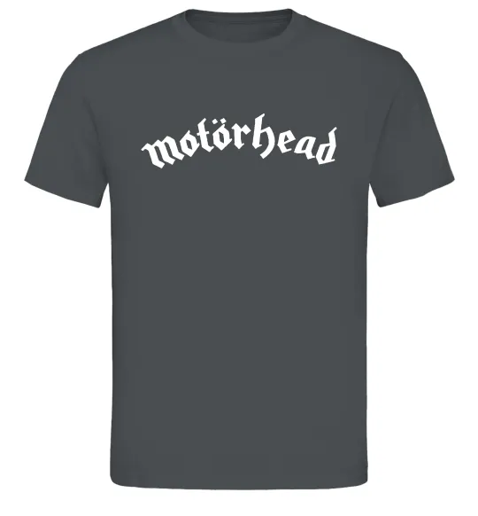 Чоловіча футболка Motorhead logo Графіт фото