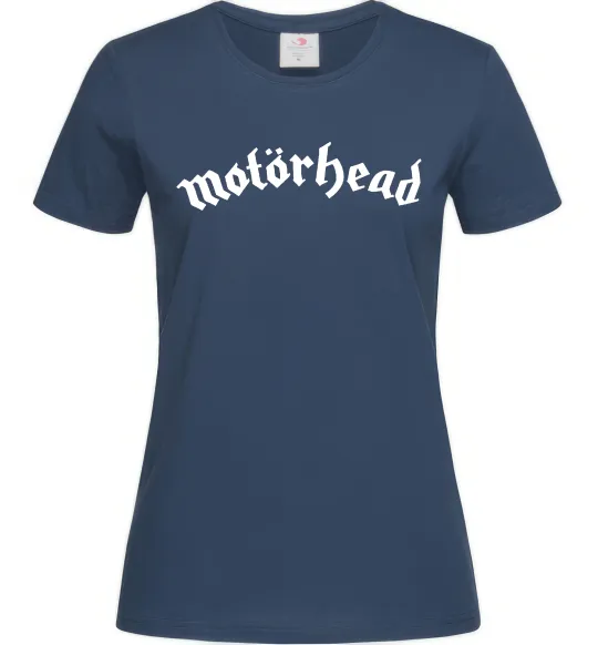 Жіноча футболка Motorhead logo Темно-синій фото