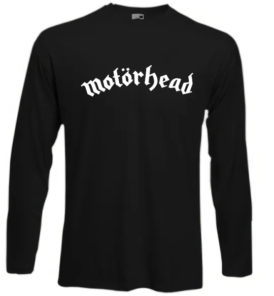 Лонгслив Motorhead logo Черный фото