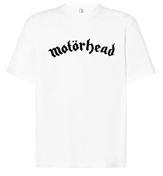 Футболка Оверсайз Motorhead logo Білий фото