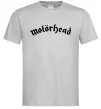 Чоловіча футболка Motorhead logo Сірий фото
