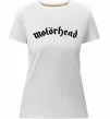 Жіноча преміум футболка Motorhead logo Білий фото