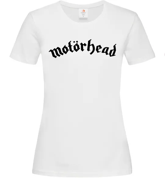 Жіноча футболка Motorhead logo Білий фото