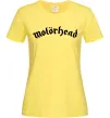 Жіноча футболка Motorhead logo Лимонний фото