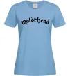 Жіноча футболка Motorhead logo Блакитний фото