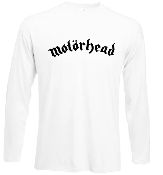 Лонгслив Motorhead logo Белый фото