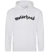 Мужская толстовка (худи) Motorhead logo Серый меланж фото