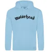 Мужская толстовка (худи) Motorhead logo Голубой фото