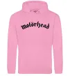 Женская толстовка (худи) Motorhead logo Розовый фото