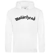 Женская толстовка (худи) Motorhead logo Белый фото