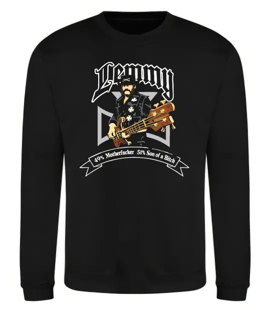 Світшот Lemmy Чорний фото