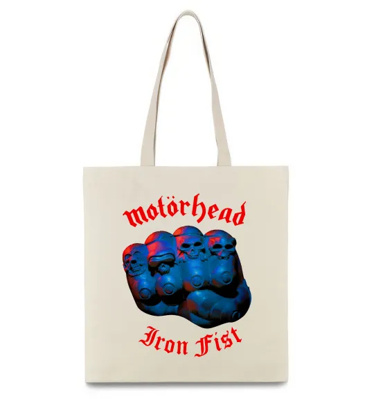 Эко-сумка Motorhead Iron fist Бежевый фото