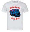 Чоловіча футболка Motorhead Iron fist Білий фото