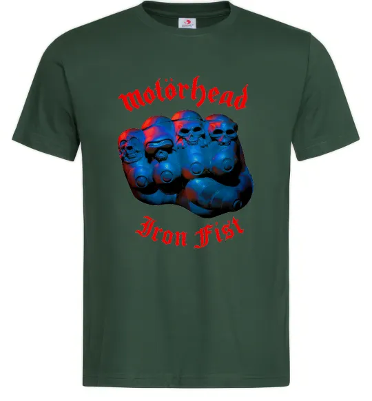 Чоловіча футболка Motorhead Iron fist Темно-зелений фото