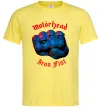 Чоловіча футболка Motorhead Iron fist Лимонний фото