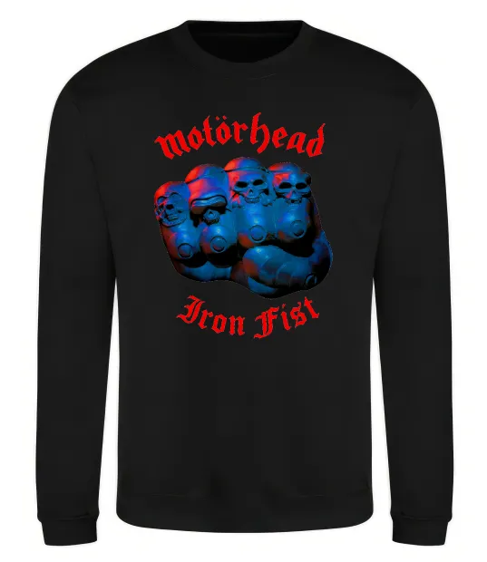 Світшот Motorhead Iron fist Чорний фото