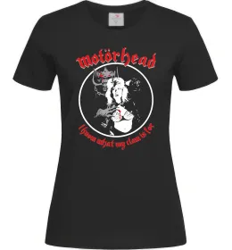 Женская футболка Моторхед Черный фото