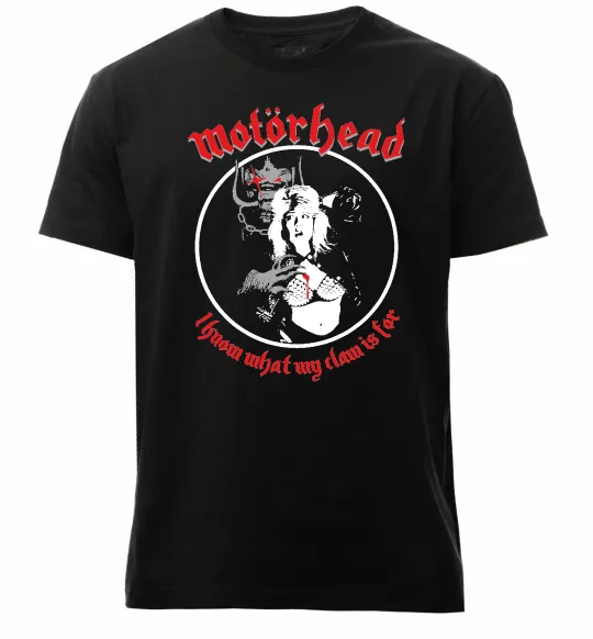 Мужская премиум футболка Моторхед Черный фото