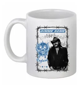 Чашка керамічна Motorhead Gimme some Білий фото