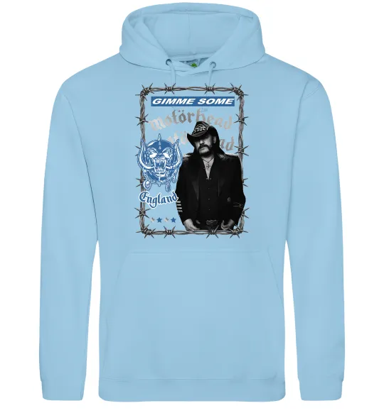 Жіноча толстовка (худі) Motorhead Gimme some Блакитний фото