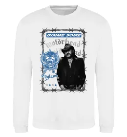 Свитшот Motorhead Gimme some Белый фото
