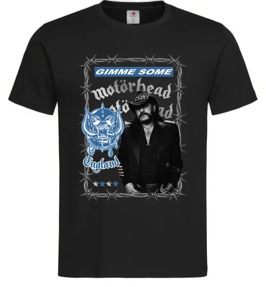 Мужская футболка Motorhead Gimme some Черный фото