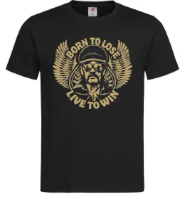 Мужская футболка Lemmy Born to lose live to win Черный фото