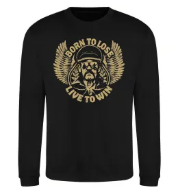Свитшот Lemmy Born to lose live to win Черный фото