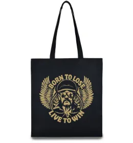 Еко-сумка Lemmy Born to lose live to win Чорний фото