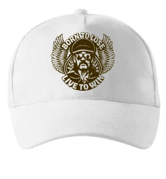 Кепка Lemmy Born to lose live to win Белый фото