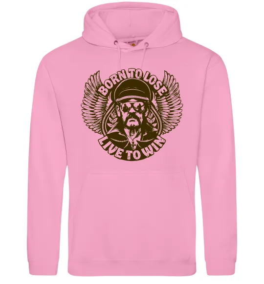 Жіноча толстовка (худі) Lemmy Born to lose live to win Рожевий фото