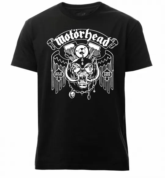 Мужская премиум футболка Motorhead Ace of spades Черный фото