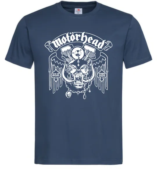 Мужская футболка Motorhead Ace of spades Темно-синий фото