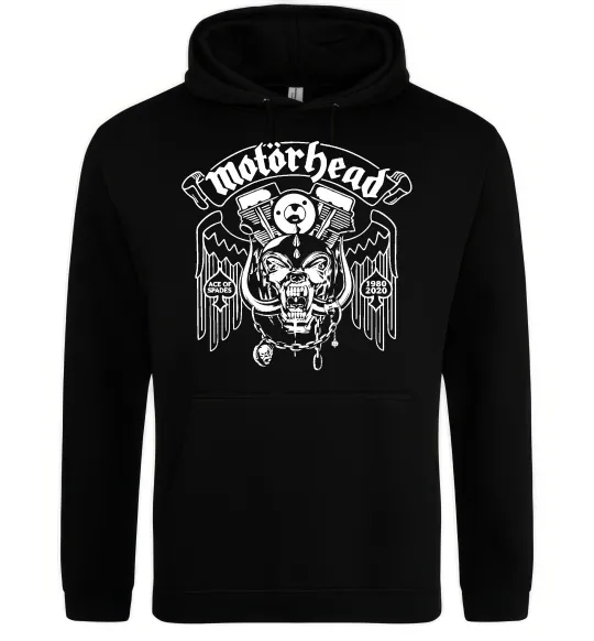 Мужская толстовка (худи) Motorhead Ace of spades Черный фото