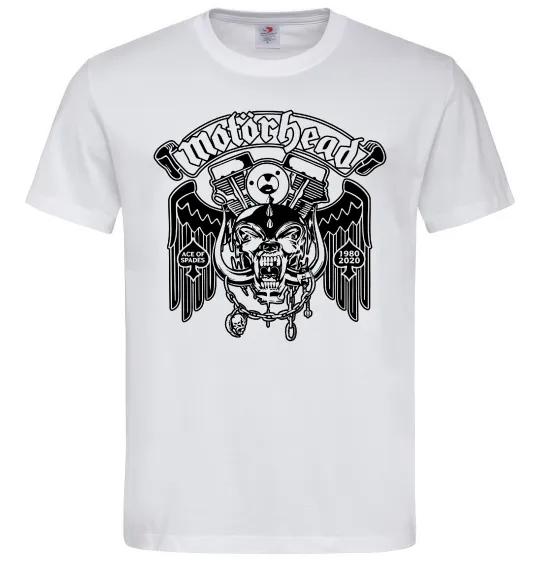 Мужская футболка Motorhead Ace of spades Белый фото