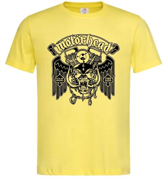 Мужская футболка Motorhead Ace of spades Лимонный фото
